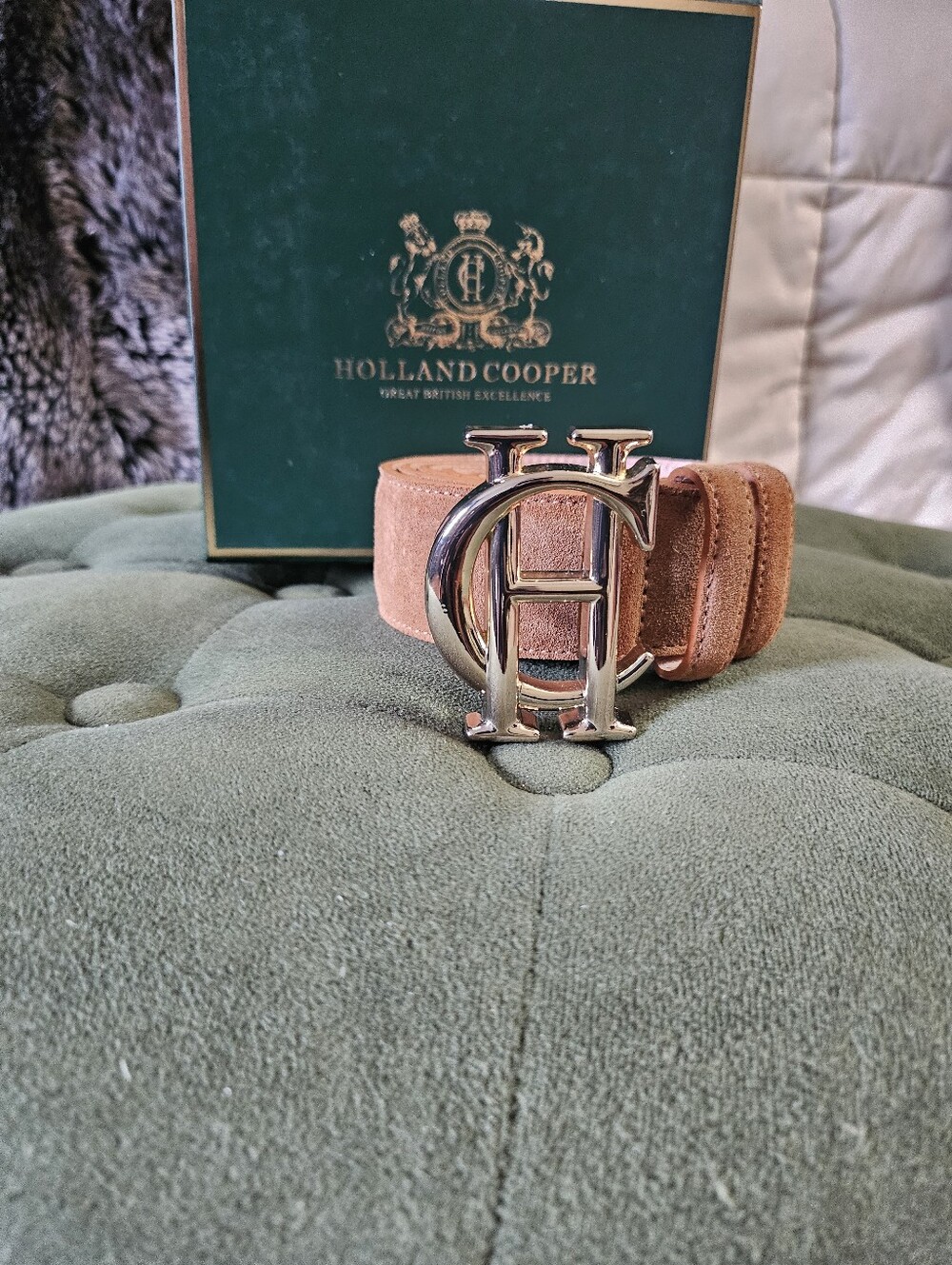 Holland Cooper Classic Suede Belt